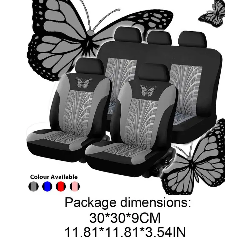 9pcs/set Car Universal Seat Covers Set Beautiful Butterfly Pattern Fashionable Auto Seat Protector Motor Car Interior Drop ship
9pcs/set Car Universal Seat Covers Set Beautiful Butterfly Pattern Fashionable Auto Seat Protector Motor Car Interior Drop ship