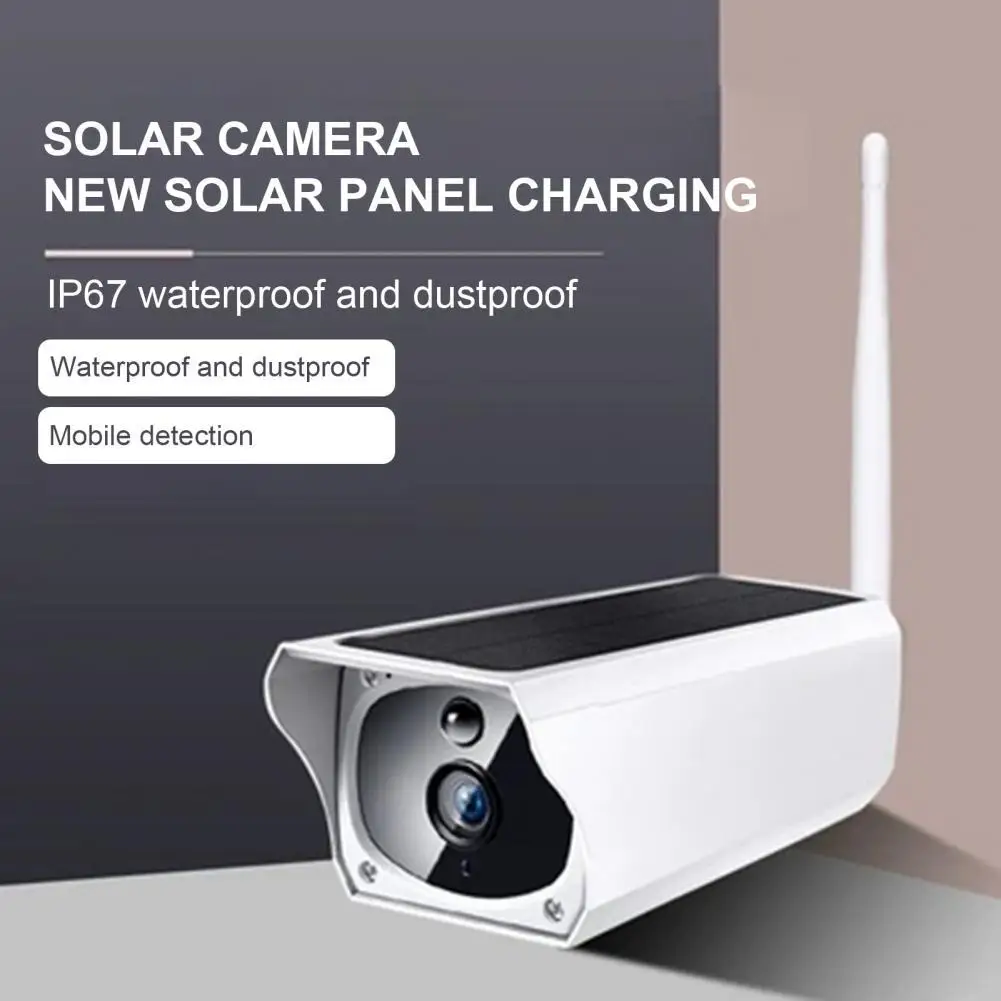 2021 Newest IP Camera Waterproof Remote Monitoring 1080P HD-compatible Solar Panel Surveillance WiFi Camera for Outdoor
2021 Newest IP Camera Waterproof Remote Monitoring 1080P HD-compatible Solar Panel Surveillance WiFi Camera for Outdoor