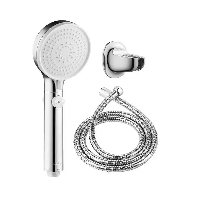 

XiaoMi OPPLE Booster hand shower set Supercharged third gear water mode One-click STOP button Wall mounted Bathroom Faucet