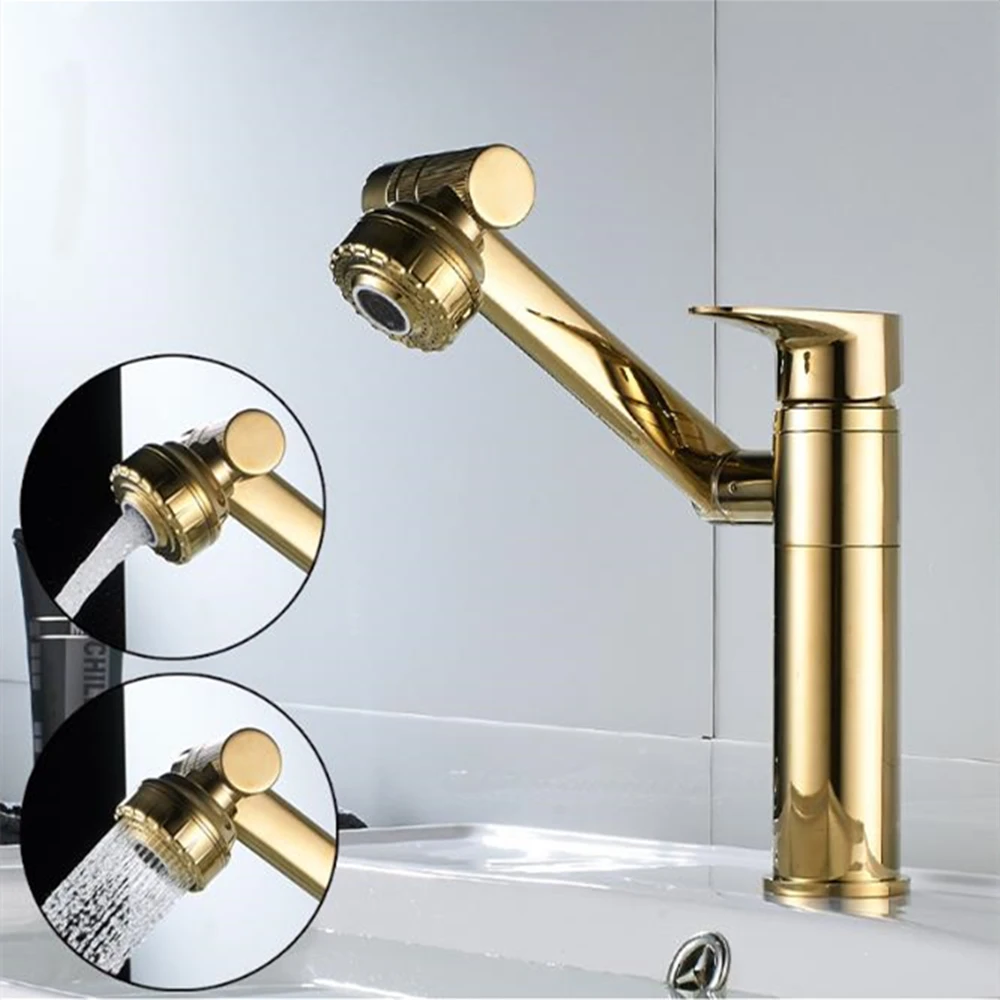Brass Bathroom Basin Taps With 2 Mode Water Outlet Nozzle 360 Rotatable Water Mixer Tap Faucet In Gold Black White Silver
Brass Bathroom Basin Taps With 2 Mode Water Outlet Nozzle 360 Rotatable Water Mixer Tap Faucet In Gold Black White Silver