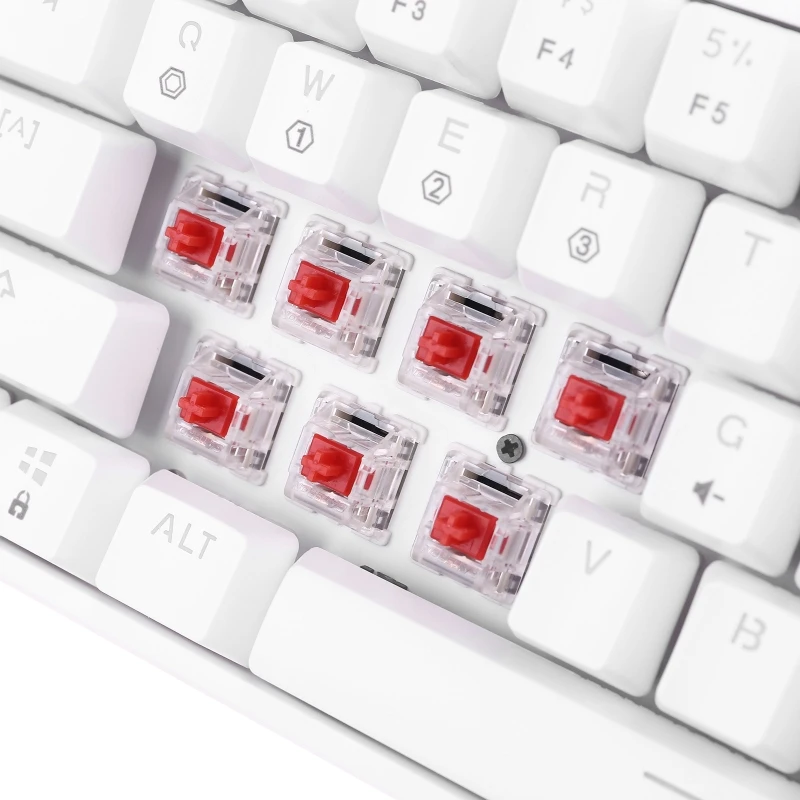 GK61 Hot Swappable Portable RGB Backlit Gaming Mechanical Keyboard Gateron key 35EA
GK61 Hot Swappable Portable RGB Backlit Gaming Mechanical Keyboard Gateron key 35EA