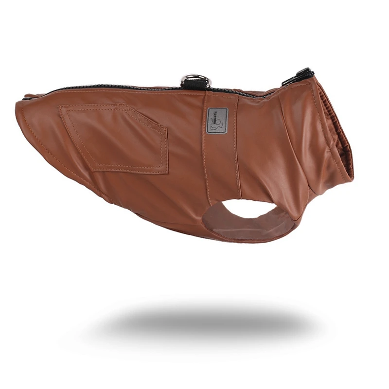 Зимняя мотоциклетная одежда из искусственной кожи для собак, кожаная куртка с задней молнией, куртка из искусственной кожи для корги
Зимняя мотоциклетная одежда из искусственной кожи для собак, кожаная куртка с задней молнией, куртка из искусственной кожи для корги