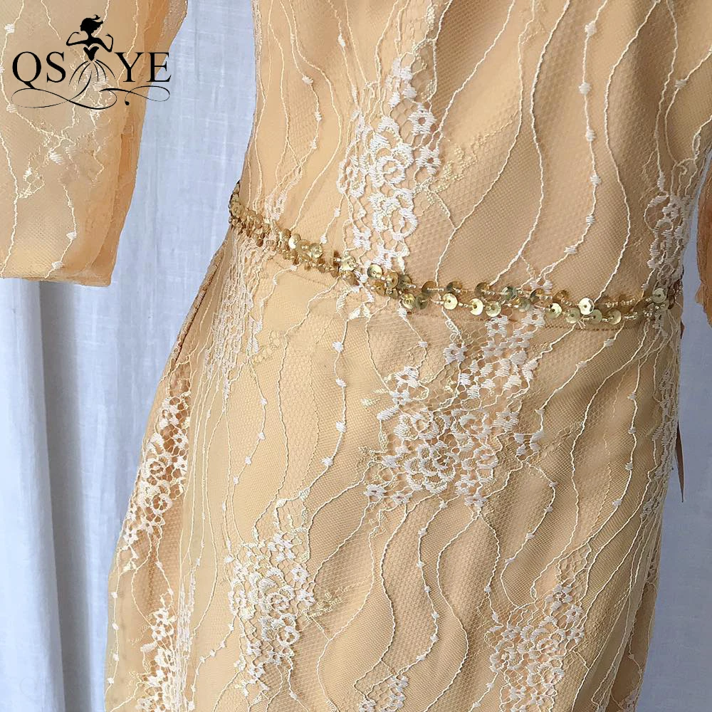 Yellow Mother of the Bride Dresses Long Sleeves Lace Evening Gown Bead Lace Short Mom Prom Dress Straight Vestido
Yellow Mother of the Bride Dresses Long Sleeves Lace Evening Gown Bead Lace Short Mom Prom Dress Straight Vestido