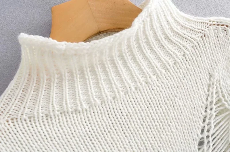 High Quality Sexy Hollow Out Sweater Women Night Club Party Knitted Turtle Neck Top Femme Loose Long Pullovers Lady Chic Jumper
High Quality Sexy Hollow Out Sweater Women Night Club Party Knitted Turtle Neck Top Femme Loose Long Pullovers Lady Chic Jumper
