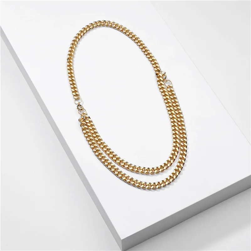 N5592 ZWPON Silver Color Layered Link Chain Choker Necklace for Women Fashion Boutique Collar Necklace Jewelry Wholesale
N5592 ZWPON Silver Color Layered Link Chain Choker Necklace for Women Fashion Boutique Collar Necklace Jewelry Wholesale
