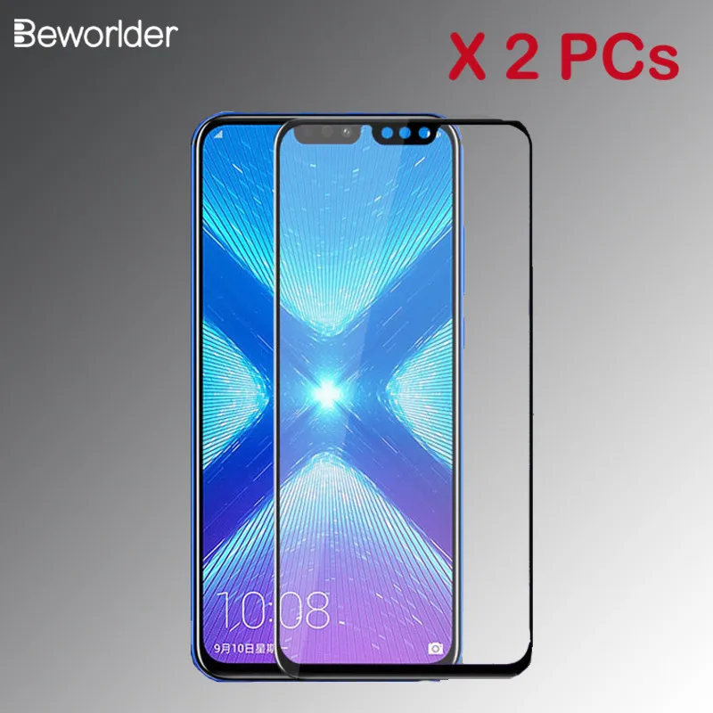 2 шт. закаленное стекло для Huawei Honor 8 Lite Pro 8X полноэкранное Защитное Max glass es|Защитные