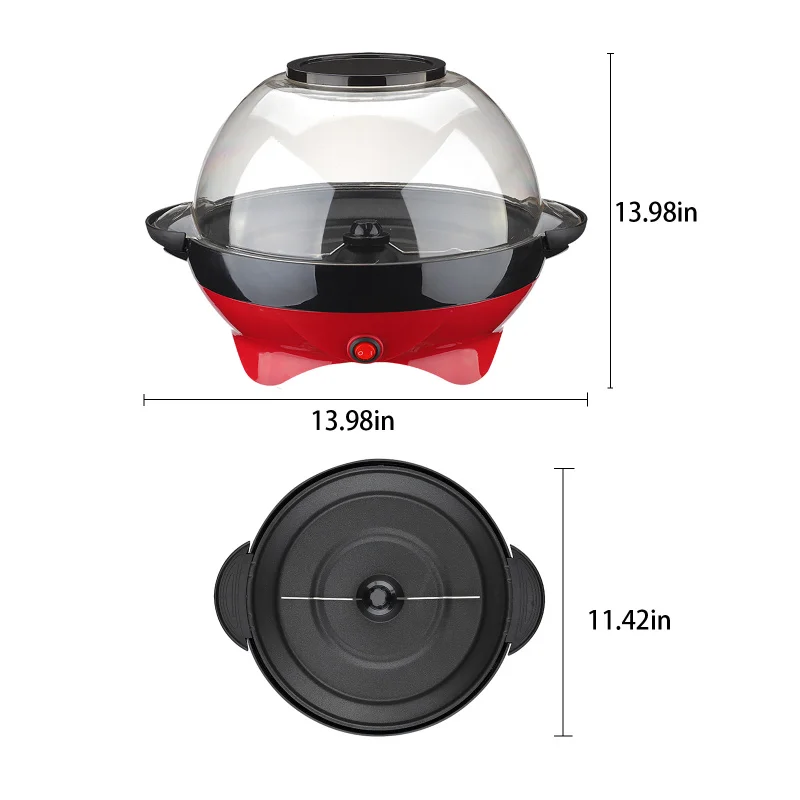 AUPORO Electric Corn Popcorn Maker Household Automatic Hot Air Popcorn Making Machine DIY Corn Popper Children Gift EU 220V
AUPORO Electric Corn Popcorn Maker Household Automatic Hot Air Popcorn Making Machine DIY Corn Popper Children Gift EU 220V