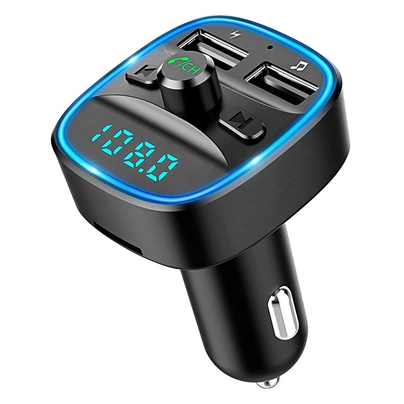 Автомобильный FM-трансмиттер с Bluetooth, mp3-плеером, приемником Bluetooth 5,0, двумя USB-портами, автомобильное зарядное устройство с U-диском, TF-картой д...
Автомобильный FM-трансмиттер с Bluetooth, mp3-плеером, приемником Bluetooth 5,0, двумя USB-портами, автомобильное зарядное устройство с U-диском, TF-картой д...