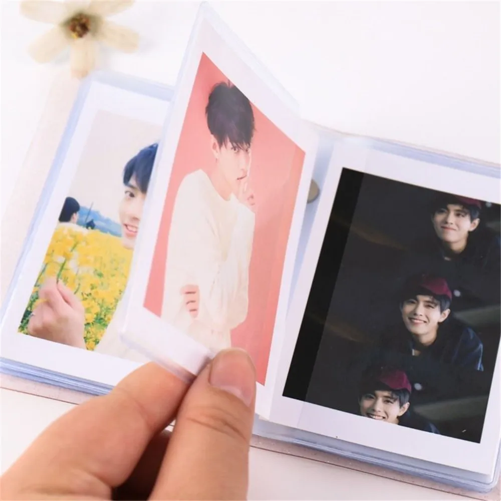 36Sheets Practical Transparent Photo Album Glitter Sequins ID Name Card Holder Camera Film Ticket Holder Instax Mini Photo Album
36Sheets Practical Transparent Photo Album Glitter Sequins ID Name Card Holder Camera Film Ticket Holder Instax Mini Photo Album
