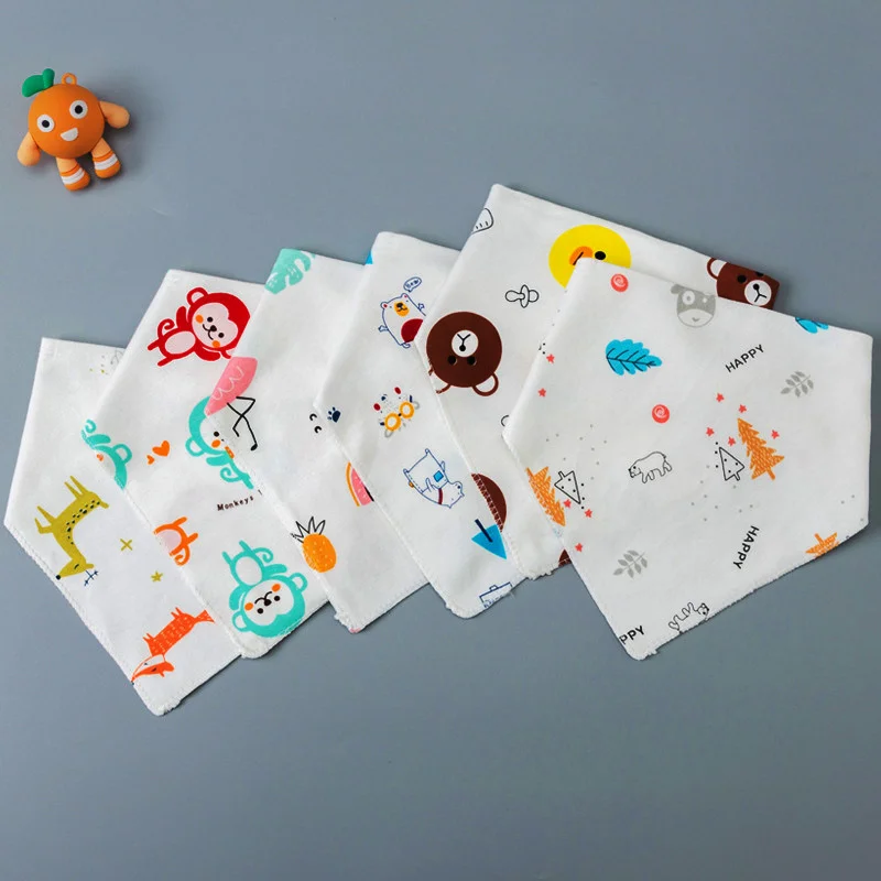 Triangle Cotton Baby Bibs Cartoon Print Double Cotton Boys Girls Bandana Bib Newborn Infant Feeding Apron Scarf Baby Accessories
Triangle Cotton Baby Bibs Cartoon Print Double Cotton Boys Girls Bandana Bib Newborn Infant Feeding Apron Scarf Baby Accessories