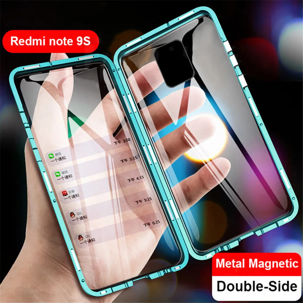 Magnetic 360 Full Case For Xiaomi 10 Lite Redmi Note 9 9 Pro Metal Shell Front Back Double GlassCover For Redmi Note 8 Pro Cases
Magnetic 360 Full Case For Xiaomi 10 Lite Redmi Note 9 9 Pro Metal Shell Front Back Double GlassCover For Redmi Note 8 Pro Cases