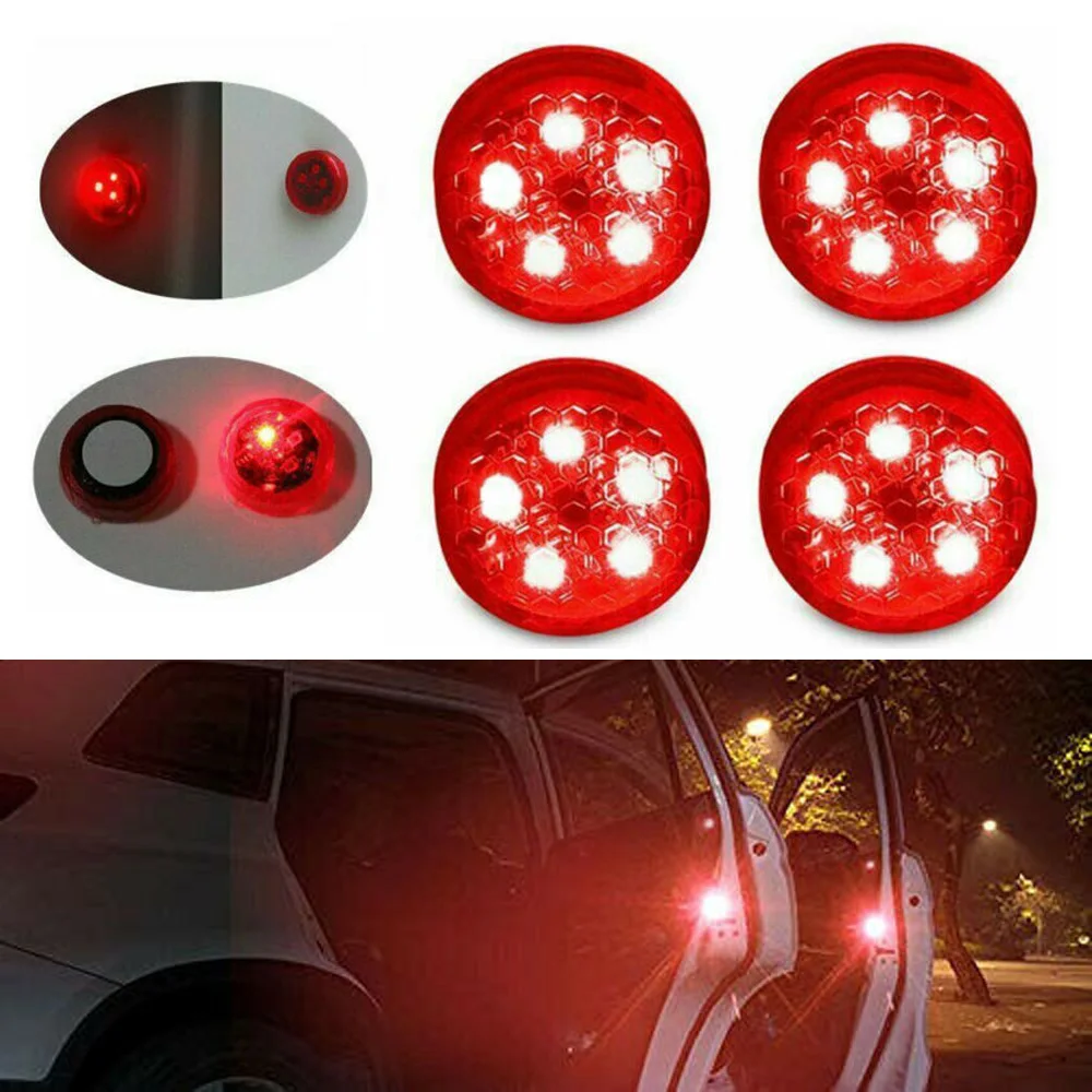 Factory Direct Sale 4x Car 5-LED Door Open Warning Lamp Strobe Flash Anti-collision Safety Red Light
Factory Direct Sale 4x Car 5-LED Door Open Warning Lamp Strobe Flash Anti-collision Safety Red Light