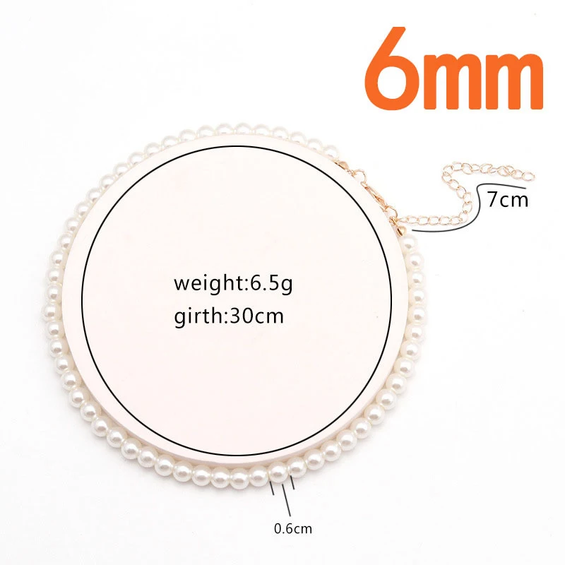 NEW Simple Elegant White Imitation Pearl Choker Necklaces Small Round Wedding Necklace for Women Minimalist Jewelry
NEW Simple Elegant White Imitation Pearl Choker Necklaces Small Round Wedding Necklace for Women Minimalist Jewelry