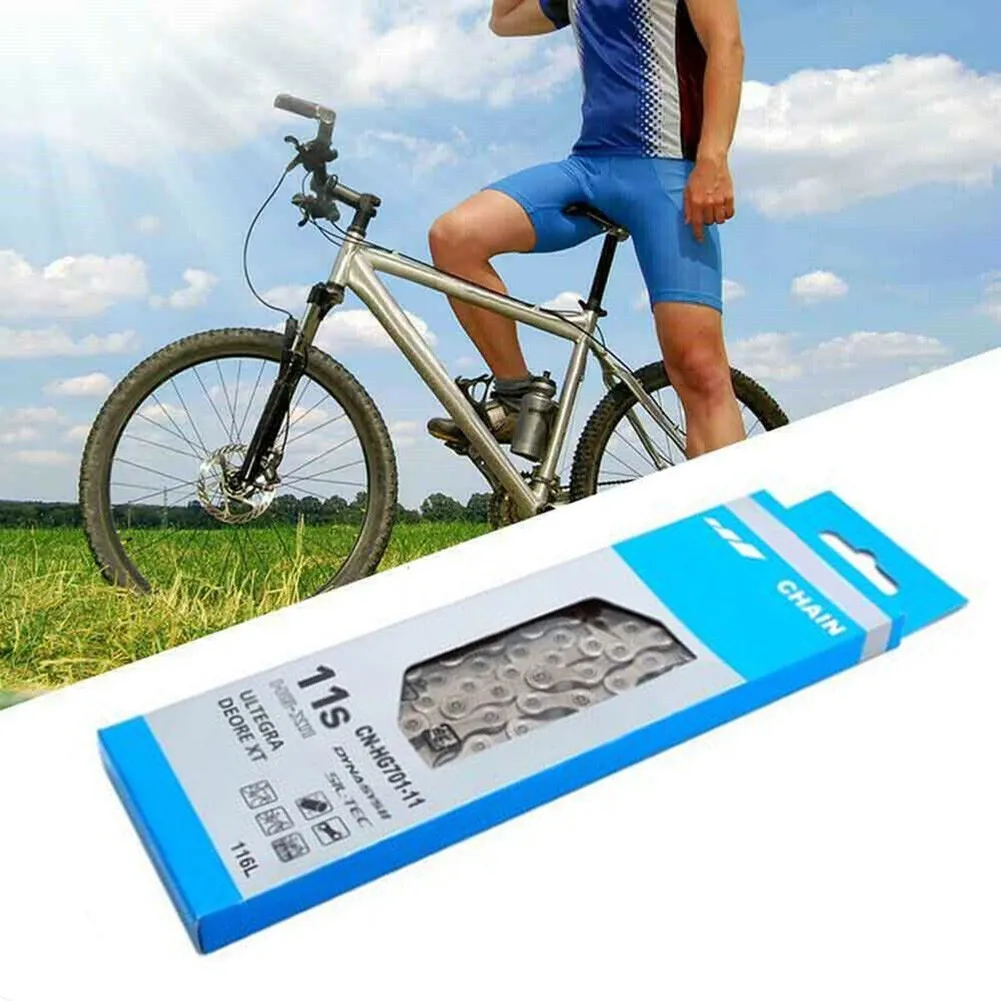New Mountain Road Bicycle 11-Speed CN-HG701 Chains For MTB Road Bike Practical Chains 116 Links Durable Cycling Accessories
New Mountain Road Bicycle 11-Speed CN-HG701 Chains For MTB Road Bike Practical Chains 116 Links Durable Cycling Accessories