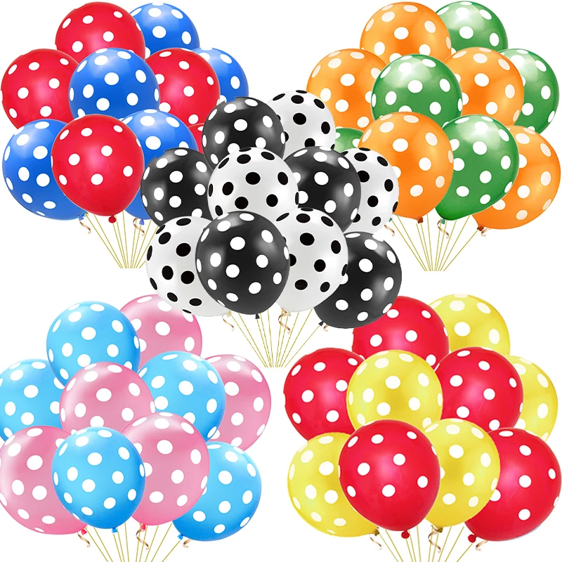 10pcs 12inch Multicolor Polka Dot Latex Balloons black and white baby birthday Wedding Background Decoration Supplies Party
10pcs 12inch Multicolor Polka Dot Latex Balloons black and white baby birthday Wedding Background Decoration Supplies Party