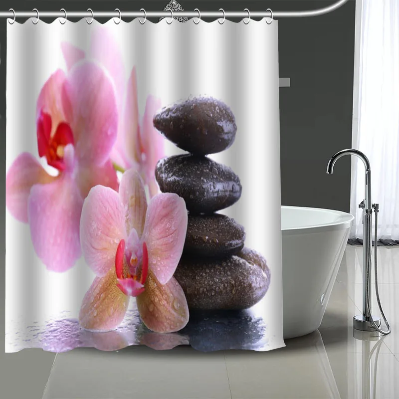 Waterproof Shower Curtain Can Be Customized Orchid Flower Bathroom Shower Bath Supplies Polyester Shower Curtain With Hooks
Waterproof Shower Curtain Can Be Customized Orchid Flower Bathroom Shower Bath Supplies Polyester Shower Curtain With Hooks