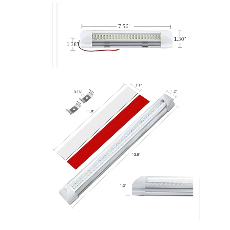 1pcs 2-85V 72 LED Car Interior White Strip Light Bar Car Interior Lamp with On/Off Switch for Lorry Truck Caravan Car Camper Boa
1pcs 2-85V 72 LED Car Interior White Strip Light Bar Car Interior Lamp with On/Off Switch for Lorry Truck Caravan Car Camper Boa