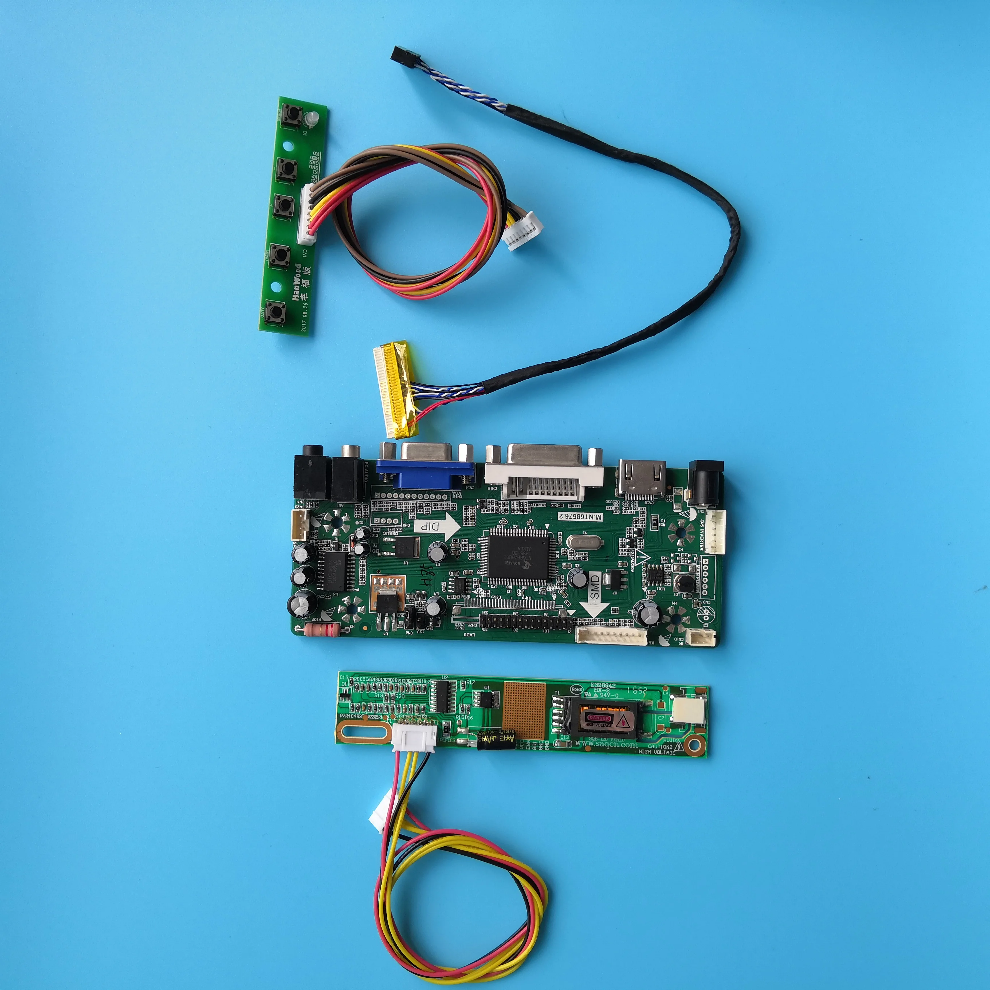 Комплект для LP171WX2 дисплей Панель совместимому с HDMI Экран светодиодный ЖК плата