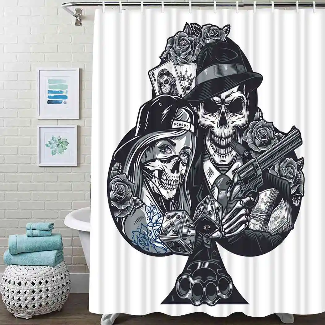 Vintage Gun Shower Curtain Deer Skull Guns Shower Curtain Waterproof Fabric For Bathroom Decor Shower Curtains Set With Hooks
Vintage Gun Shower Curtain Deer Skull Guns Shower Curtain Waterproof Fabric For Bathroom Decor Shower Curtains Set With Hooks