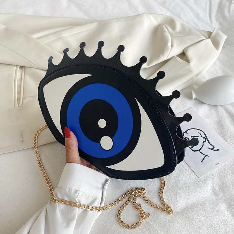 Personality Small Bag Female 2021 New Hip Hop Big Eyes Fashion Versatile Chain Messenger Small Shoulder Bag
Personality Small Bag Female 2021 New Hip Hop Big Eyes Fashion Versatile Chain Messenger Small Shoulder Bag