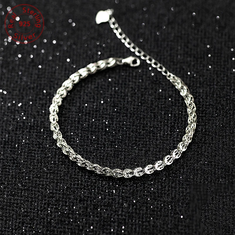 Настоящее серебро 925 темперамент серии стерлингового серебра Браслет Fit оригинальные подвески, сделай сам, ювелирное изделие, подарок для ж... 
Настоящее серебро 925 темперамент серии стерлингового серебра Браслет Fit оригинальные подвески, сделай сам, ювелирное изделие, подарок для ж...