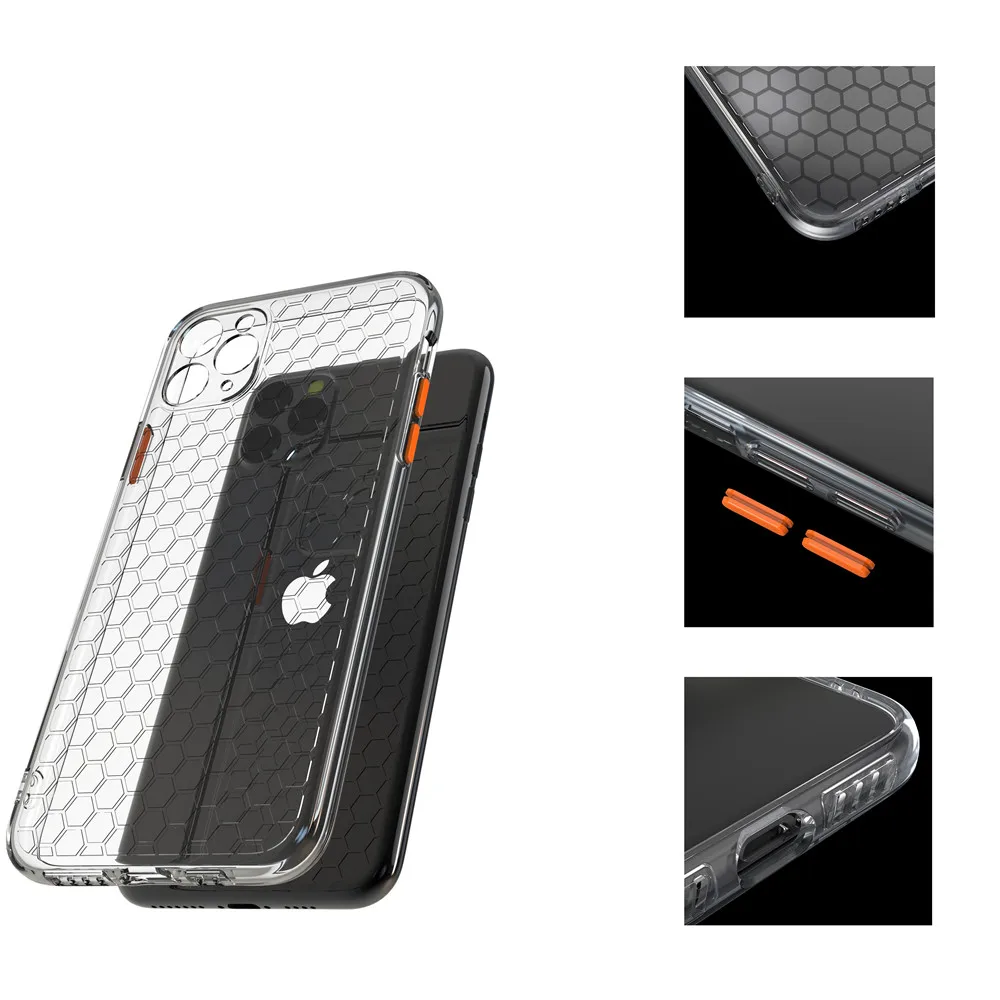 Transparent Honeycomb Phone Case for iPhone 11 Pro Max XR X XS 7 8 Plus SE 2020 Clear Crystal Cover Soft TPU Shockproof Coque
Transparent Honeycomb Phone Case for iPhone 11 Pro Max XR X XS 7 8 Plus SE 2020 Clear Crystal Cover Soft TPU Shockproof Coque