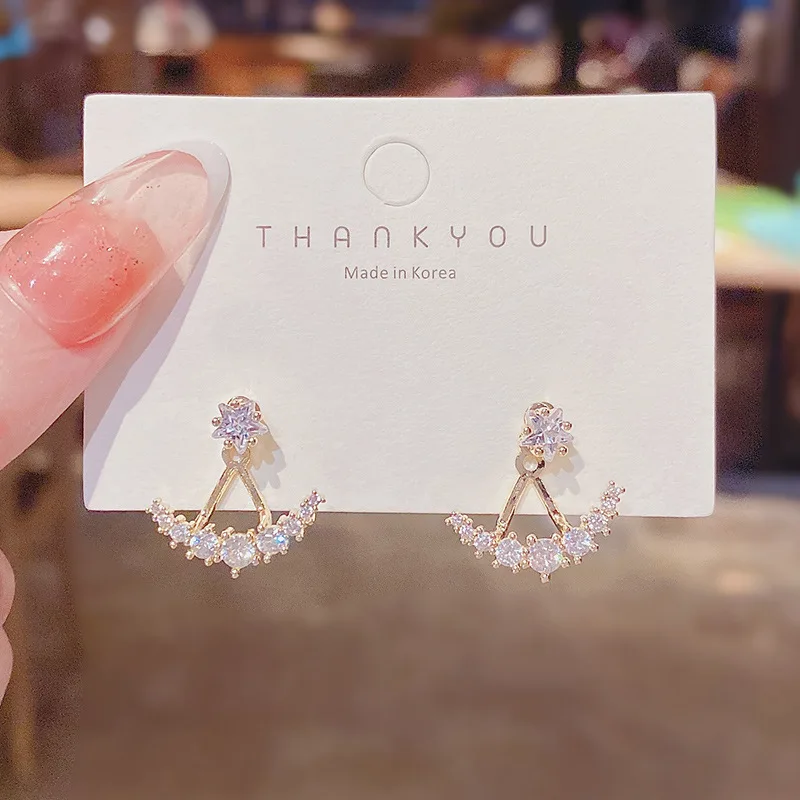 S925 Silvers Needle Inlaid with Shiny Zircon Earrings Design Temperament Wholesale Metal Korean Jewellery Woman Gifts
S925 Silvers Needle Inlaid with Shiny Zircon Earrings Design Temperament Wholesale Metal Korean Jewellery Woman Gifts