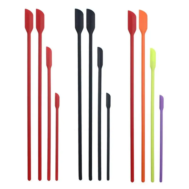 4 Pcs Silicone Mini Tip Spatula Brush Four Piece Small Spatula Cleaning Residue Long Tank Scraper Makeup Tools Kit
4 Pcs Silicone Mini Tip Spatula Brush Four Piece Small Spatula Cleaning Residue Long Tank Scraper Makeup Tools Kit