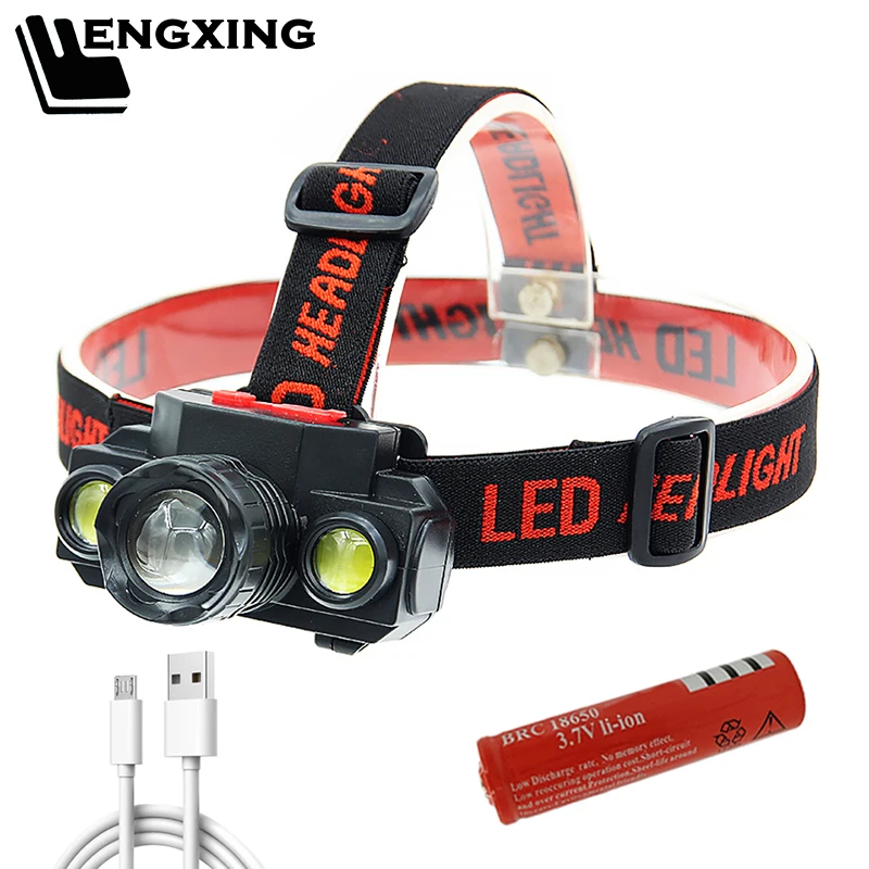 Q5 COB XP-G Headlamp Use Rechargeable 18650 Battery Zoomable Led Fishing Headlight Head Flashlight Lamp Torch For Camping Light
Q5 COB XP-G Headlamp Use Rechargeable 18650 Battery Zoomable Led Fishing Headlight Head Flashlight Lamp Torch For Camping Light