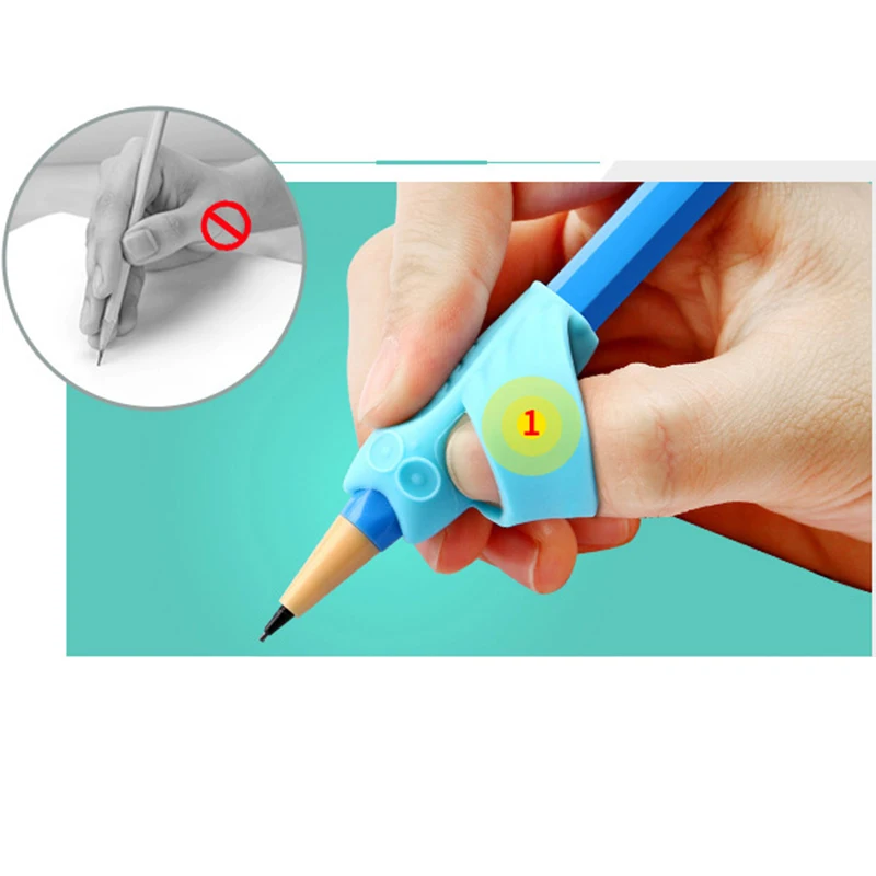Good Healthy 5 Pcs Pen Pencils Handles Corrector Silicone Fingers Learning to Write for Children Student
Good Healthy 5 Pcs Pen Pencils Handles Corrector Silicone Fingers Learning to Write for Children Student