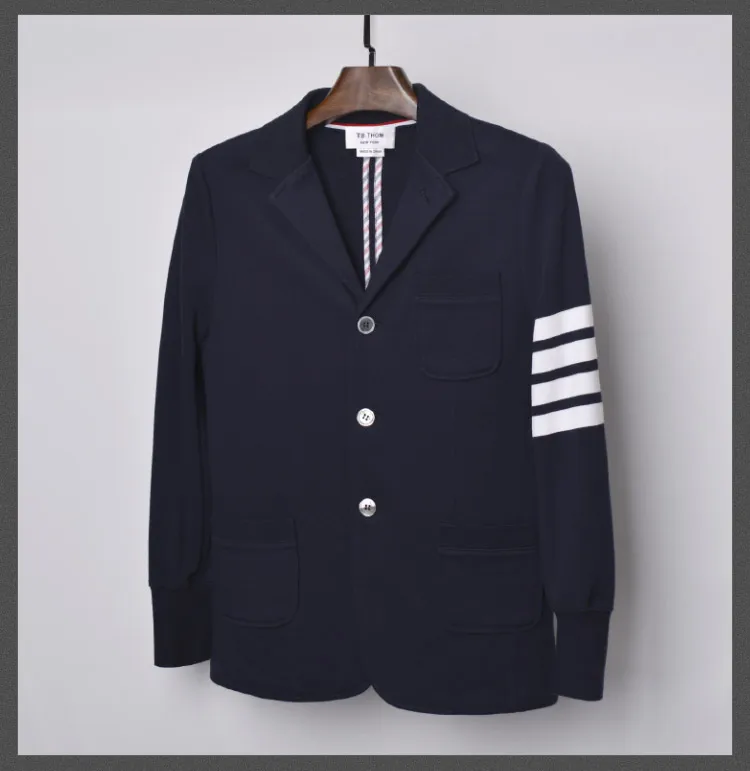 2021 Fashion TB Brand Blazer Men British Casual Suit Slim Fit Men's Jacket Spring And Autumn Cotton Coat
2021 Fashion TB Brand Blazer Men British Casual Suit Slim Fit Men's Jacket Spring And Autumn Cotton Coat