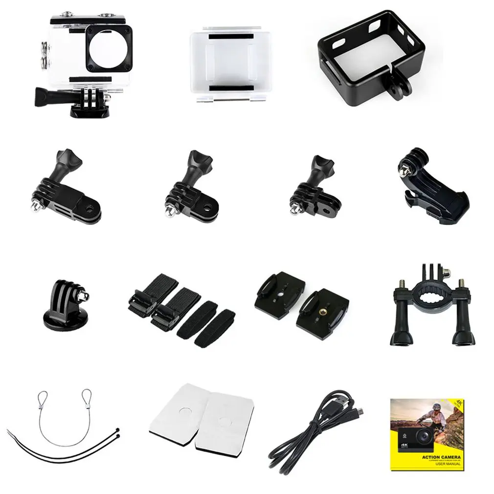 Waterproof Outdoor Sports Camera Anti-shake WIFI Sports DV Helmet Camera Sports Camera Dual Screen Series Sports Camera
Waterproof Outdoor Sports Camera Anti-shake WIFI Sports DV Helmet Camera Sports Camera Dual Screen Series Sports Camera