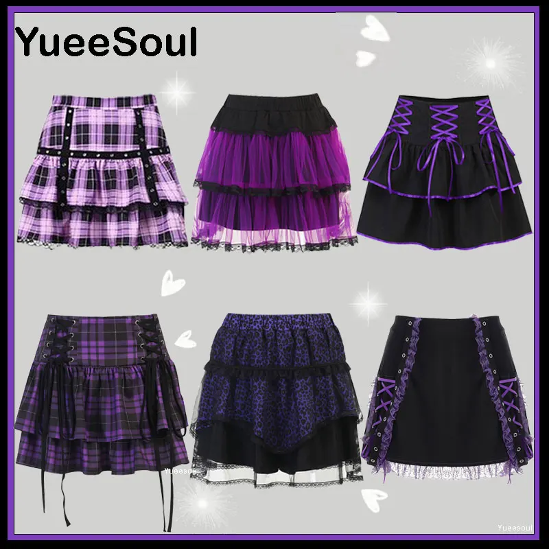 Black Purple Mini Skirts Gothic Punk Grunge Sexy E girl Lotita JK Skirt Plaid Printed Pleated High Waist Y2K Women Skirt
Black Purple Mini Skirts Gothic Punk Grunge Sexy E girl Lotita JK Skirt Plaid Printed Pleated High Waist Y2K Women Skirt