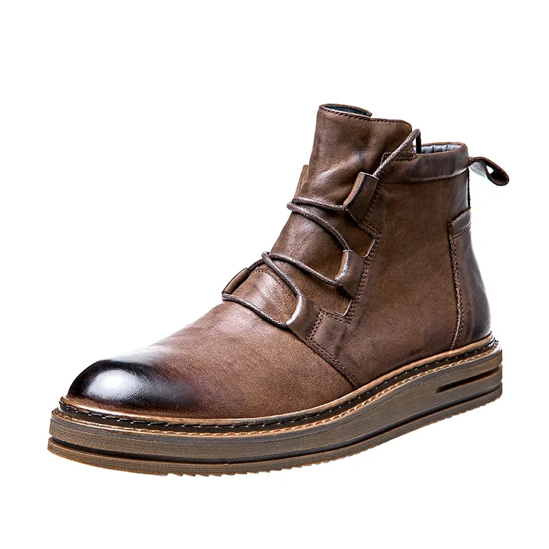 Men Boots Fashion Casual Men Chelsea Boots Mens Short Boots Genuine Leather Combat Boots Autumn Winter Men Shoes Cowhide Zipper
Men Boots Fashion Casual Men Chelsea Boots Mens Short Boots Genuine Leather Combat Boots Autumn Winter Men Shoes Cowhide Zipper