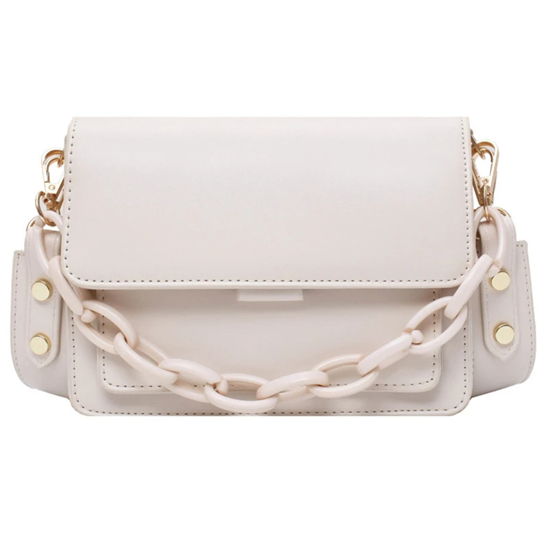 Chain Design New Female Shoulder Bag Mini PU Leather Flap Bags Hasp Wide Strap Crossbody Bag Female Fashion Handbag High Quality
Chain Design New Female Shoulder Bag Mini PU Leather Flap Bags Hasp Wide Strap Crossbody Bag Female Fashion Handbag High Quality