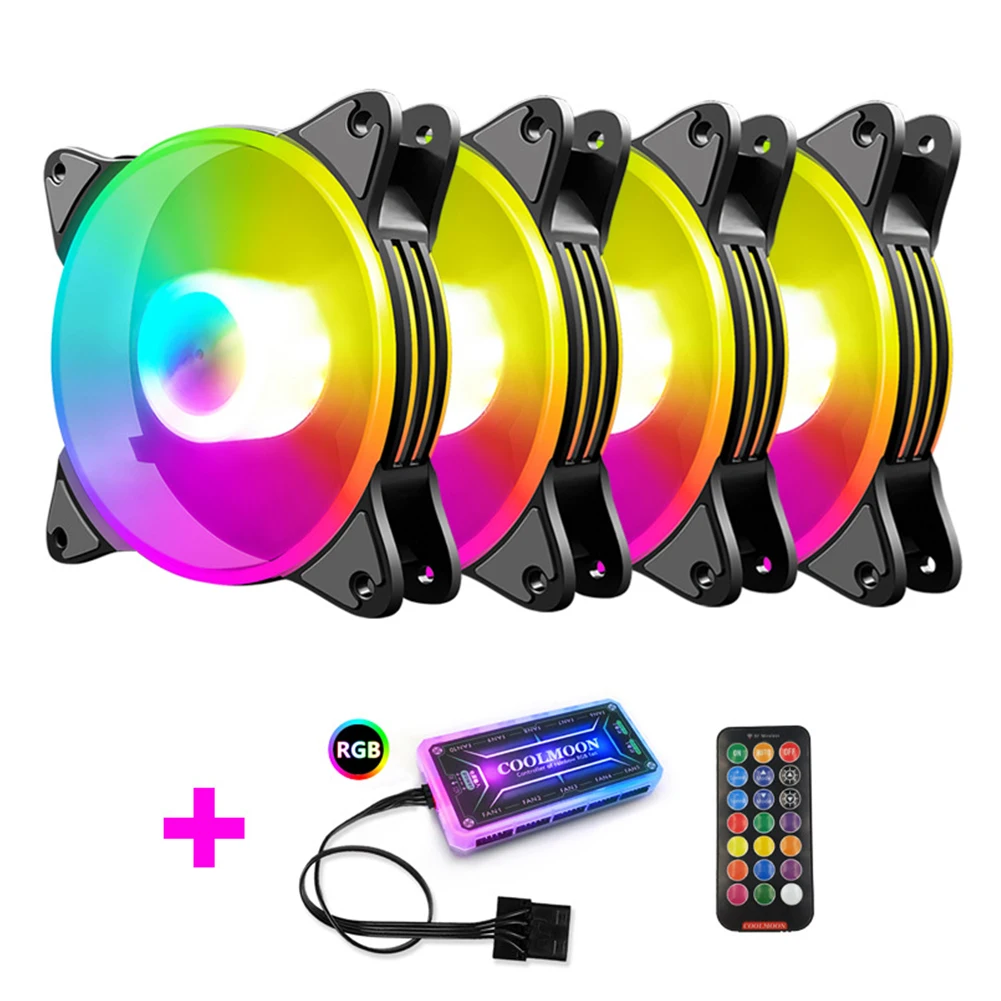 COOLMOON 12 см) с небольшой платформой 6 Pin чехол PC Вентилятор охлаждения тихий Управление RGB настольный компьютер RGB чехол вентиляторы кулера с Уп...
COOLMOON 12 см) с небольшой платформой 6 Pin чехол PC Вентилятор охлаждения тихий Управление RGB настольный компьютер RGB чехол вентиляторы кулера с Уп...