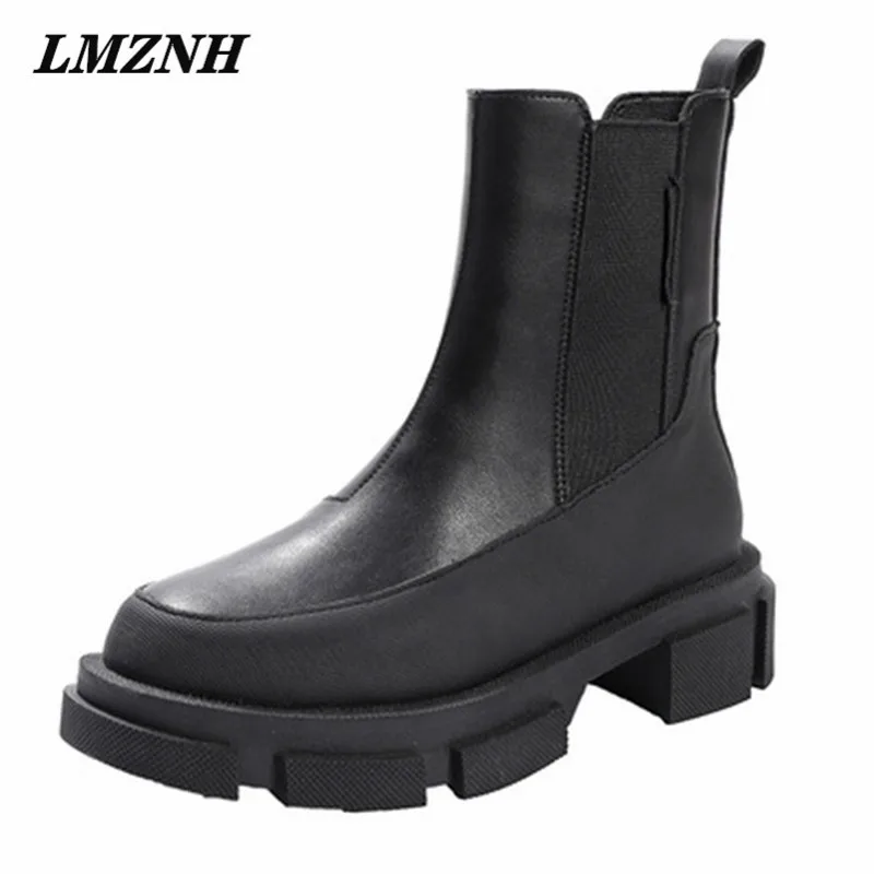 LMZNH Platform Chelsea Boots Slip-On Solid Color Round Toe Mid-Calf Women Shoes 2021 Non-Slip Wear-Resistant Brand Women Boots
LMZNH Platform Chelsea Boots Slip-On Solid Color Round Toe Mid-Calf Women Shoes 2021 Non-Slip Wear-Resistant Brand Women Boots