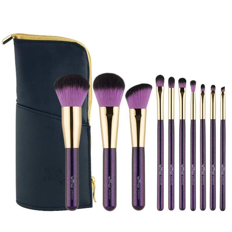 ANMOR 10 Pcs Makeup Brushes Set For Foundation Powder Blush Eyeshadow Concealer Lip Eye Make Up Brush Cosmetics Beauty Tools
ANMOR 10 Pcs Makeup Brushes Set For Foundation Powder Blush Eyeshadow Concealer Lip Eye Make Up Brush Cosmetics Beauty Tools