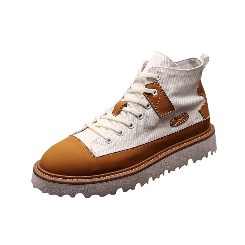 High top shoes men's shoes thick soled elevated casual shoes fashion breathable canvas shoes versatile men's short boots Martin
High top shoes men's shoes thick soled elevated casual shoes fashion breathable canvas shoes versatile men's short boots Martin