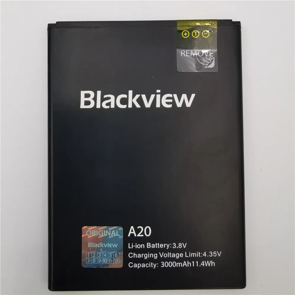100% новый аккумулятор Blackview A20 3000 мАч запасная батарея для Pro Аккумулятор