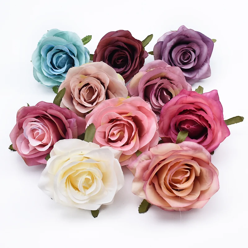 2pcs wholesale Artificial flowers simulation rose wedding bouquets flower decoration garland headdress Bridal Flower Room | Дом и сад