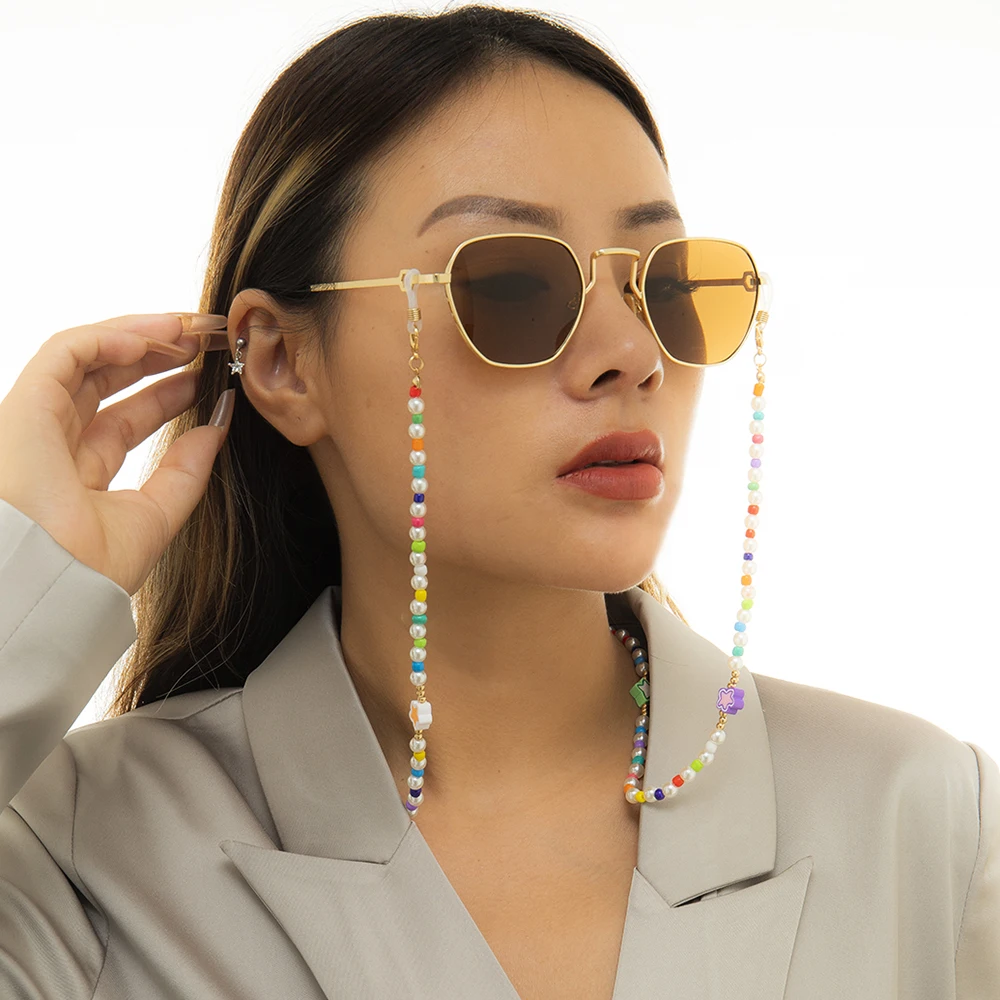 Lacteo 2021 Y2K Candy Colorful Resin Star Sunglass Chain Jewelry For Women Bohemian Rinbow Beads Neck Strap Chain Accessories
Lacteo 2021 Y2K Candy Colorful Resin Star Sunglass Chain Jewelry For Women Bohemian Rinbow Beads Neck Strap Chain Accessories