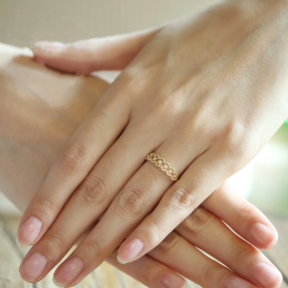 Delicate Lace Hollow Heart Flower Shape Rings Women Wedding Rings For Women Jewelry Gift Fashion Jewelry Wholesale
Delicate Lace Hollow Heart Flower Shape Rings Women Wedding Rings For Women Jewelry Gift Fashion Jewelry Wholesale