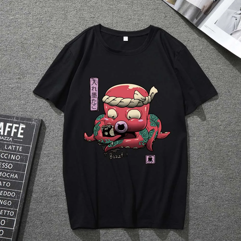 Men's and Women's T-shirt Round Neck Black Funny Print Japanese Casual Short-sleeved Breathable Men's and Women's Top T-shirt
Men's and Women's T-shirt Round Neck Black Funny Print Japanese Casual Short-sleeved Breathable Men's and Women's Top T-shirt