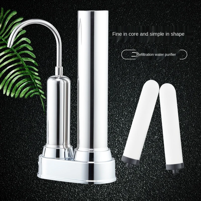 Stainless steel water purifier faucet filter kitchen direct drinking household desktop ultrafiltration water purifier
Stainless steel water purifier faucet filter kitchen direct drinking household desktop ultrafiltration water purifier