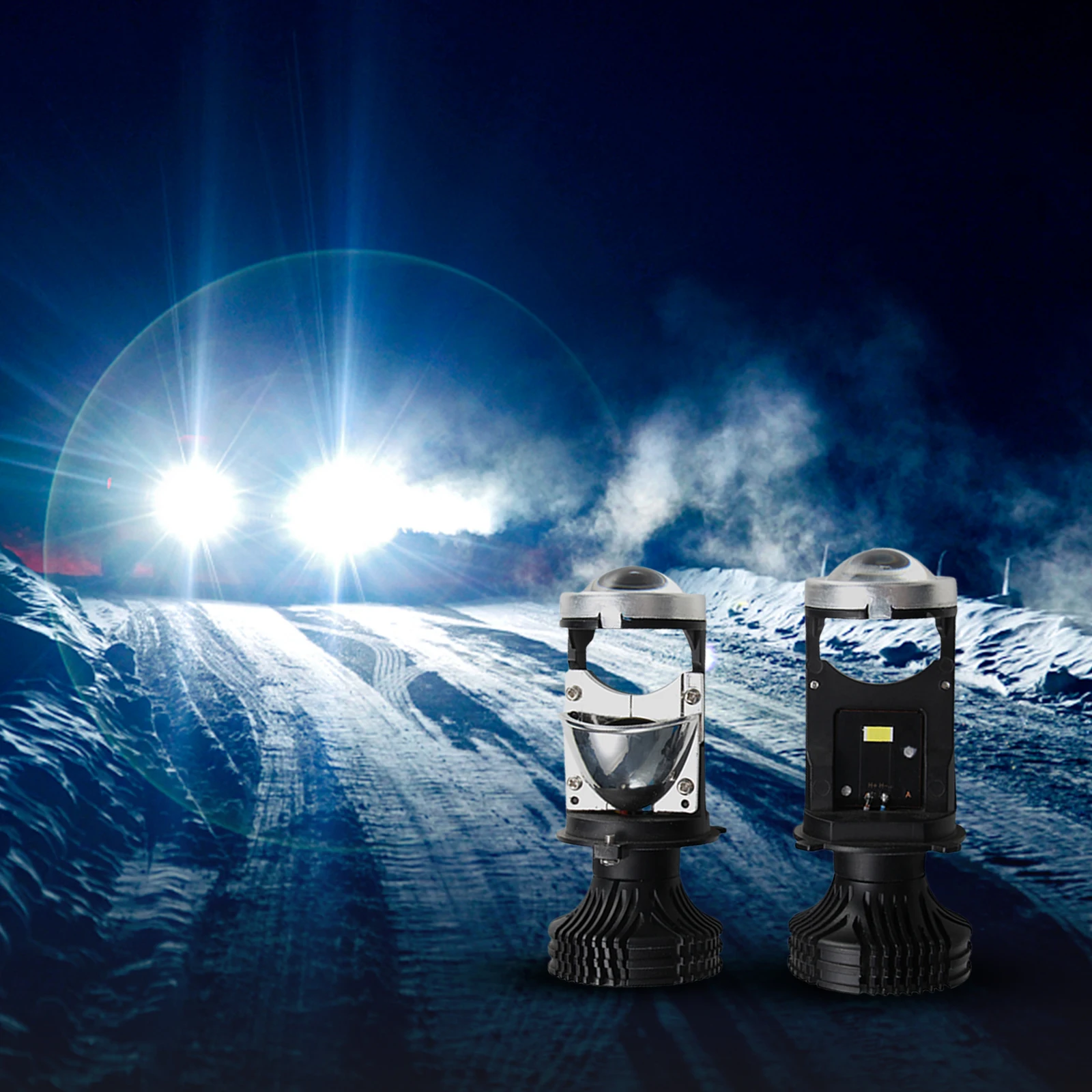 Car Modified LED Headlights H4 Projector Lens 50W 9-32V 6000K Automotive Lights
Car Modified LED Headlights H4 Projector Lens 50W 9-32V 6000K Automotive Lights