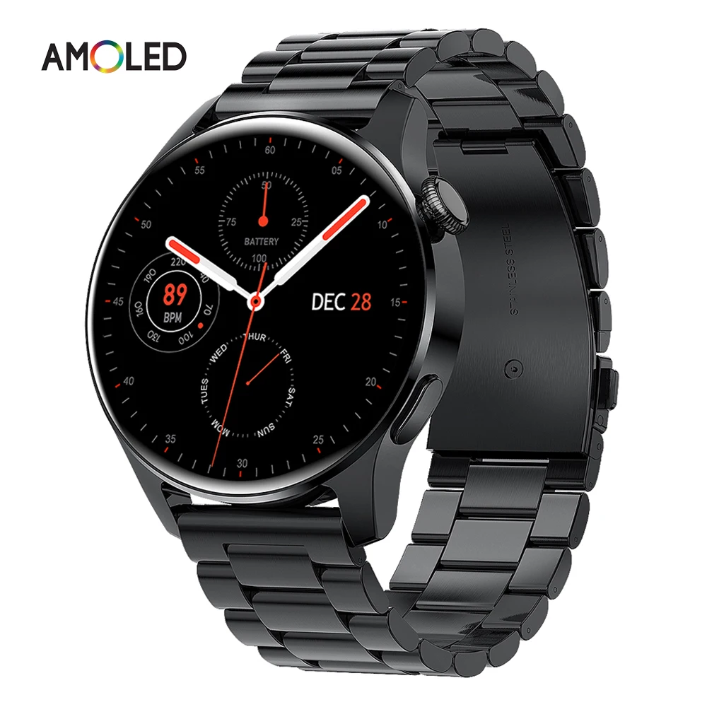 Smart Watch (46mm Black/Metal Band) Fitness Activity Tracker Smartwatch with Heart Rate Monitor Sleep Tracking Smart Watches
Smart Watch (46mm Black/Metal Band) Fitness Activity Tracker Smartwatch with Heart Rate Monitor Sleep Tracking Smart Watches