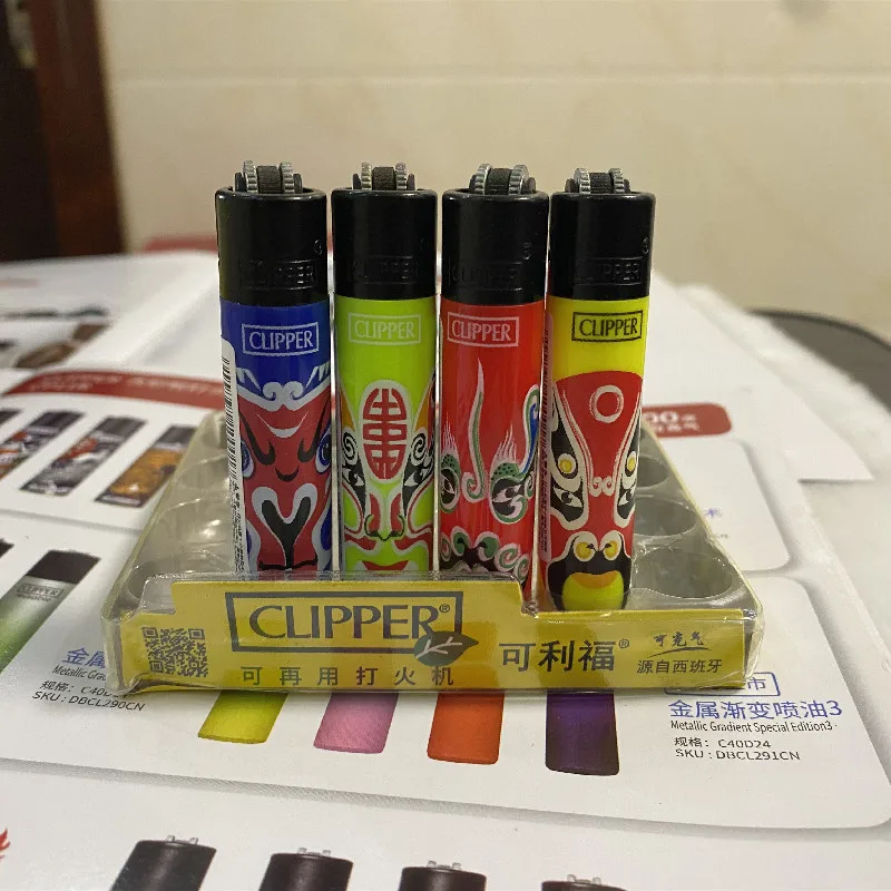 CLIPPER Butane Wheel Lighter Creative Personality Interesting Pattern Inflatable Lighter Cigarette Accessories Collection Gift
CLIPPER Butane Wheel Lighter Creative Personality Interesting Pattern Inflatable Lighter Cigarette Accessories Collection Gift