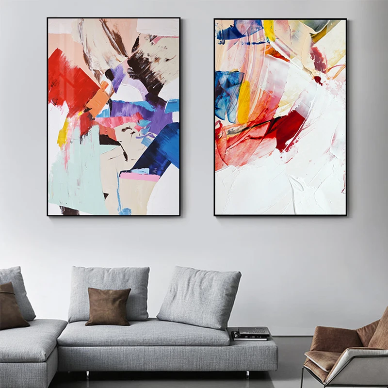 Abstract Warm Color Canvas Painting Red Blue Posters High Quality Prints Wall Art Pictures for Living Room Fashion Nordic Decor
Abstract Warm Color Canvas Painting Red Blue Posters High Quality Prints Wall Art Pictures for Living Room Fashion Nordic Decor
