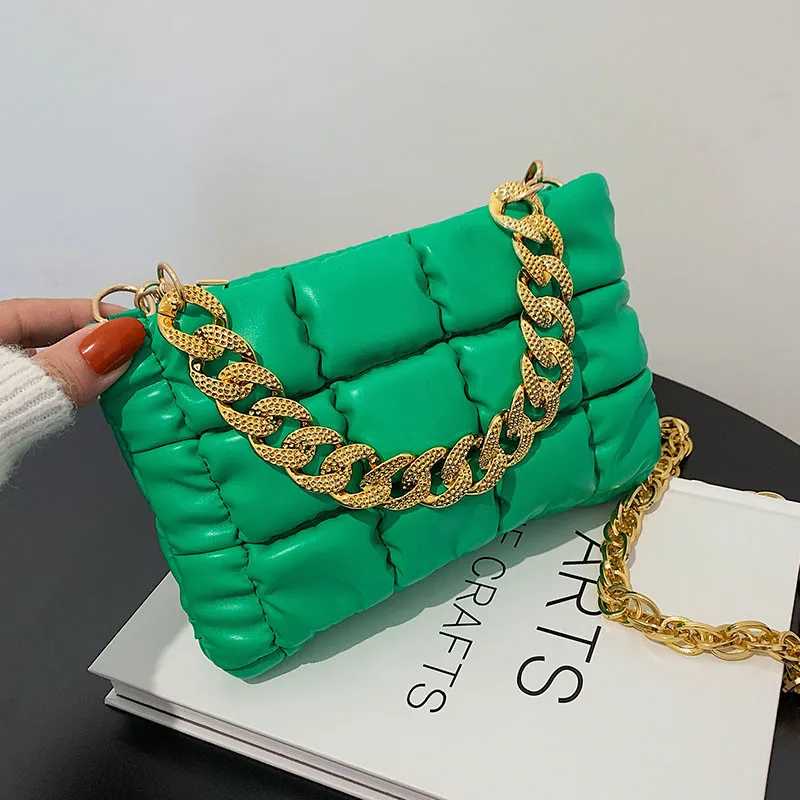 2022 Trendy Plaid Shoulder Bag Fashion Thick Chain Crossbody Bags for Women Brand Designer Handbags and Purses
2022 Trendy Plaid Shoulder Bag Fashion Thick Chain Crossbody Bags for Women Brand Designer Handbags and Purses